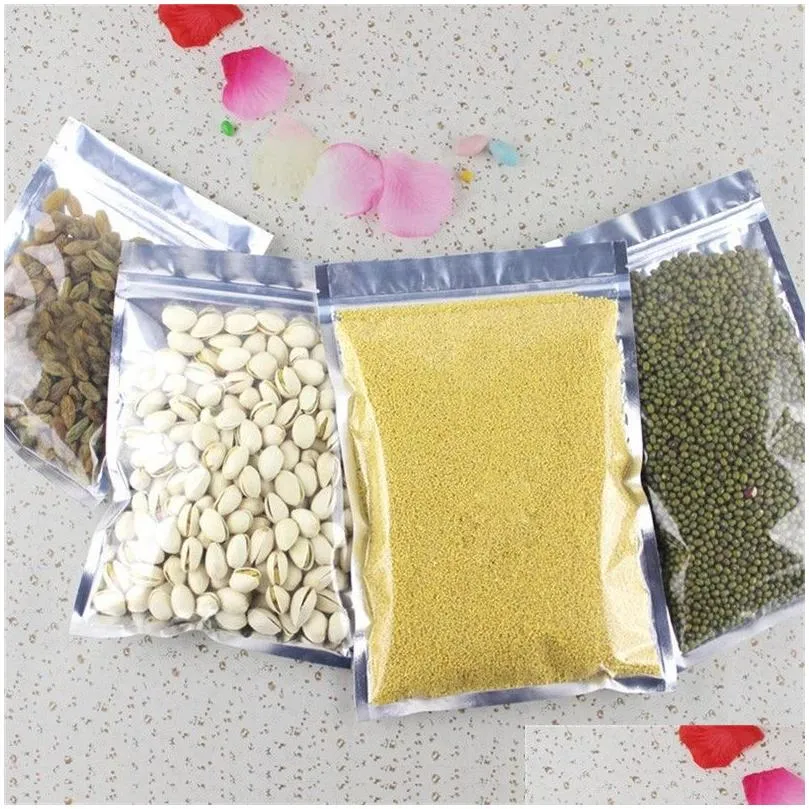 wholesale plastic aluminum foil resealable zipper packaging bag food tea coffee pouch smell proof self seal storage bags