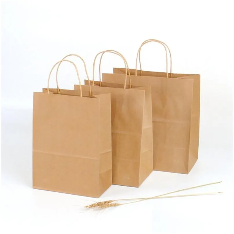 wholesale fashion paper tote gift bag with handle weddings lunch pouch bags shopping bags for gifts wedding and shopping