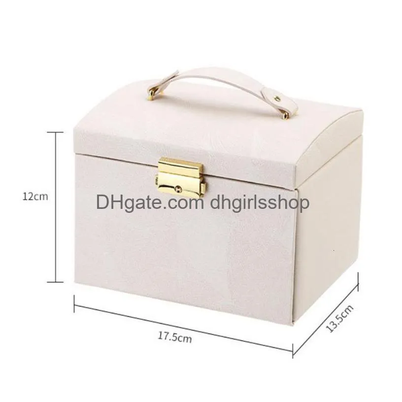 jewelry boxes jewelry casket high capacity jewelry box multifunction makeup storage makeup organizer beauty travel box jewelry organizer