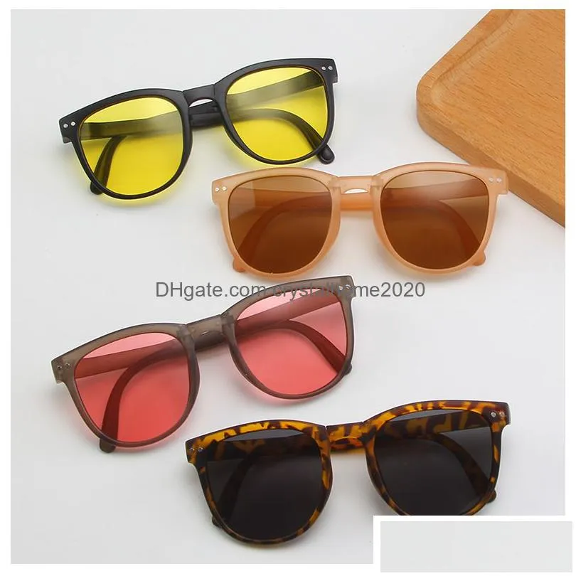 sunglasses for kids children cute boy girl birthday party items p ograph show decor pink brown black color folding sun glasses