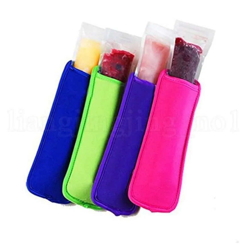 neoprene ice popsicles sleeve holder popsicle bags zer  sleeve holders reusable summer popsicle ices