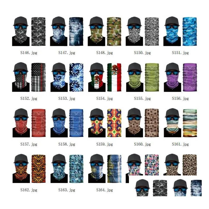 skull half face mask scarf bandana bike motorcycle dustproof scarf neck scarves masks cycling festival cosplay ski biker headband