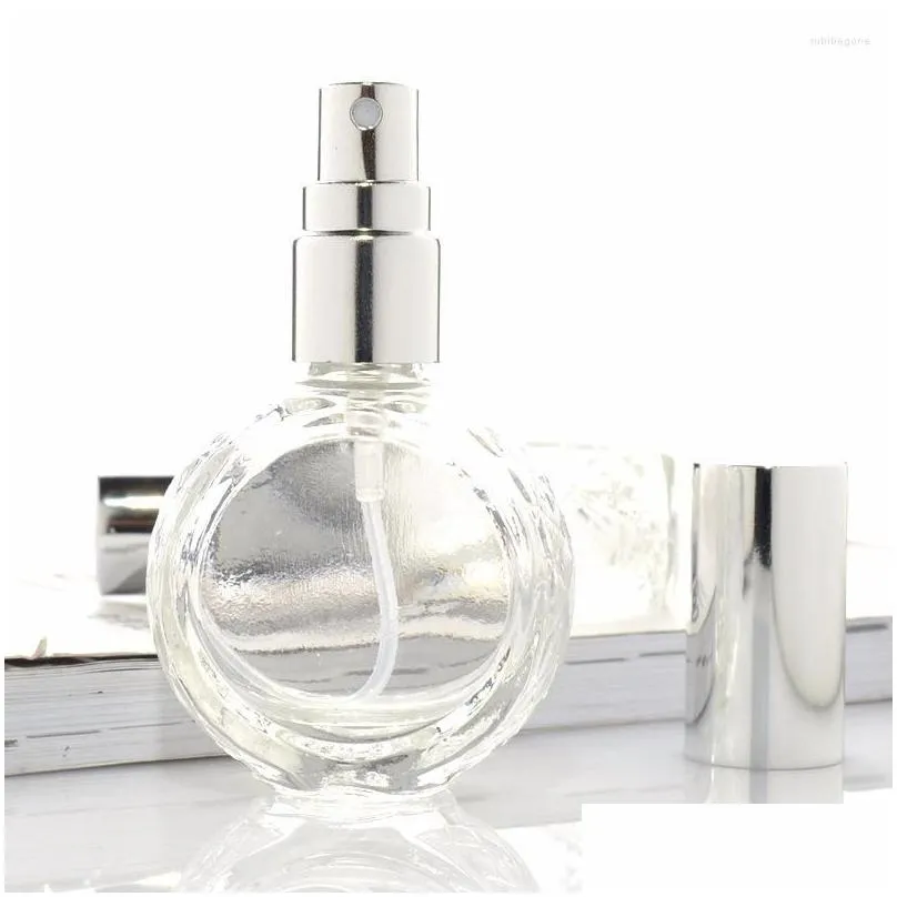 storage bottles spray bottle mini empty beauty cosmetic containers 10ml round perfume glass refillable travel atomizer portable