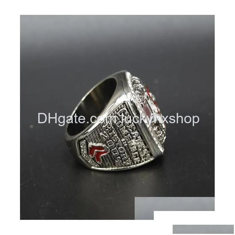 cluster rings fanscollection boston -1912red sox wolrd champions team championship ring sport souvenir fan promotion gift wholesale dr