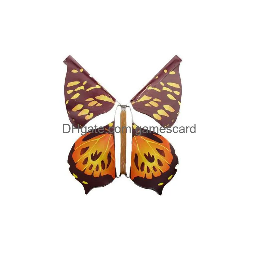 magic butterfly 2018 new flying butterfly change with empty hands freedom butterfly magic props magic tricks c3905