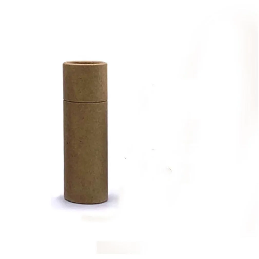 wholesale paperboard boxes lip balm tube kraft paper lipstick tubes lips gloss containers cardboard solid perfume tubes