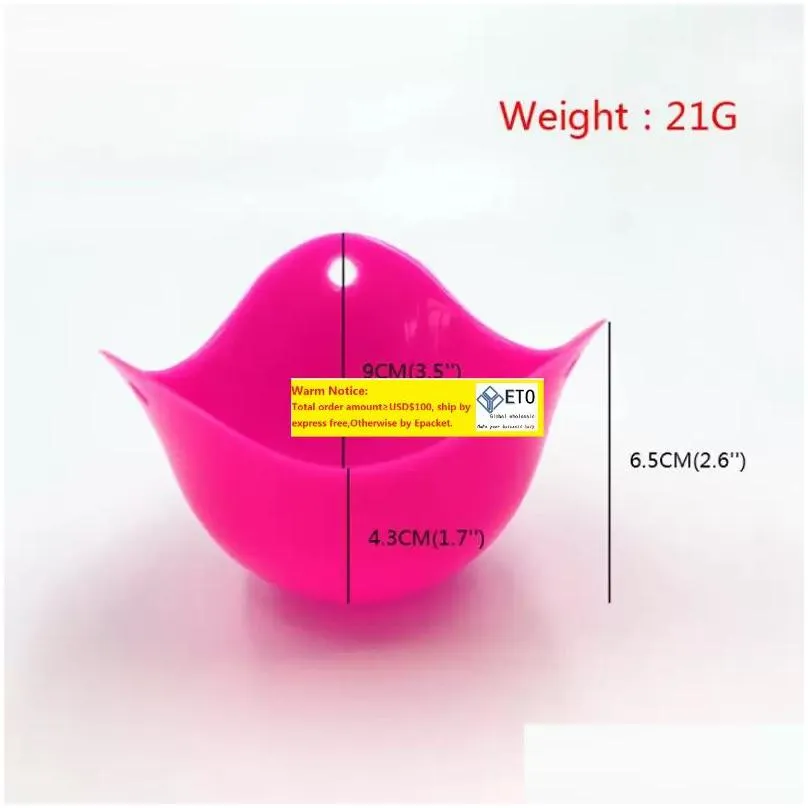 100pcs ecofriendly silicone eggboiler egg poacher tool nontoxic nostick soft safe poach pod peach egg boiler chilren bow