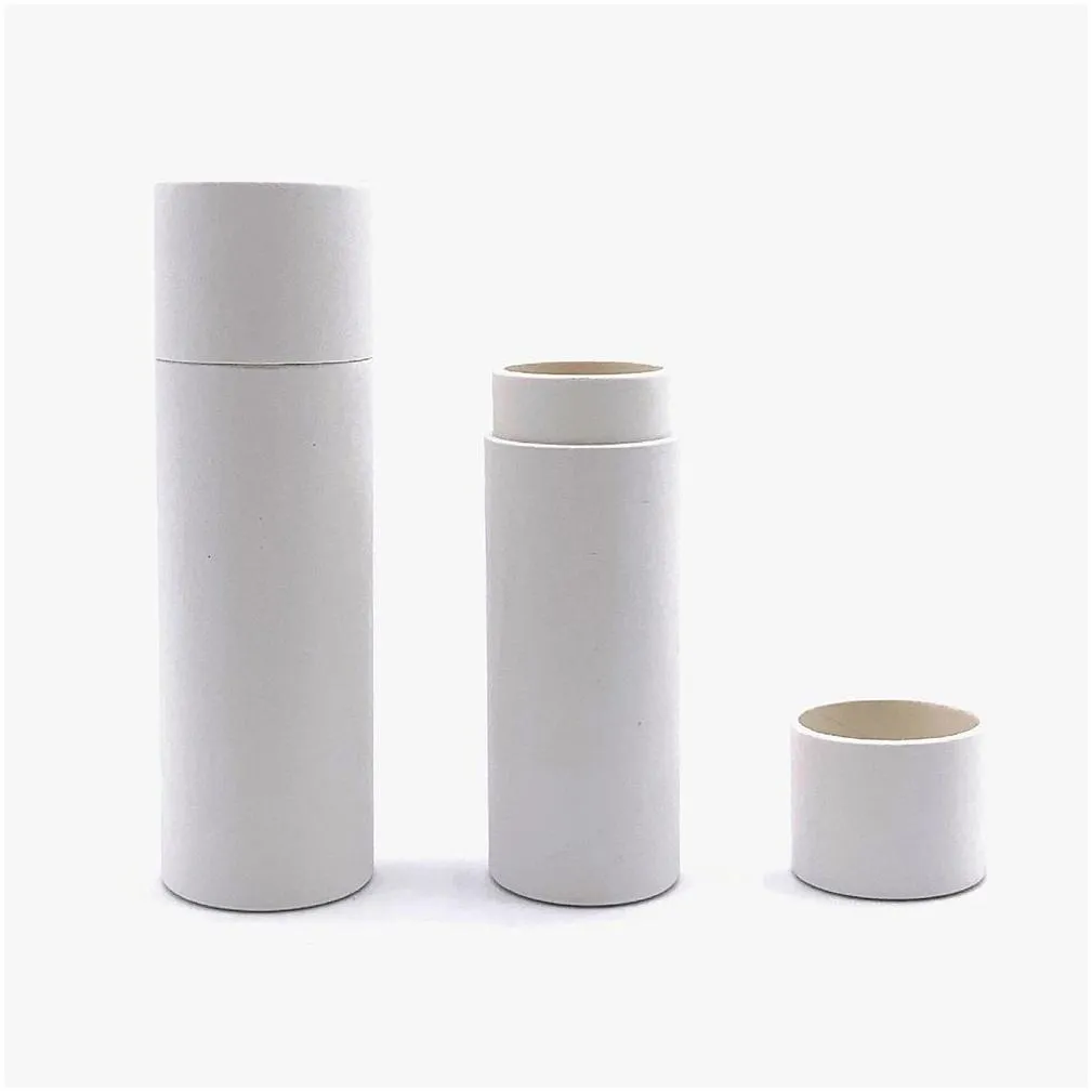 wholesale paperboard boxes lip balm tube kraft paper lipstick tubes lips gloss containers cardboard solid perfume tubes