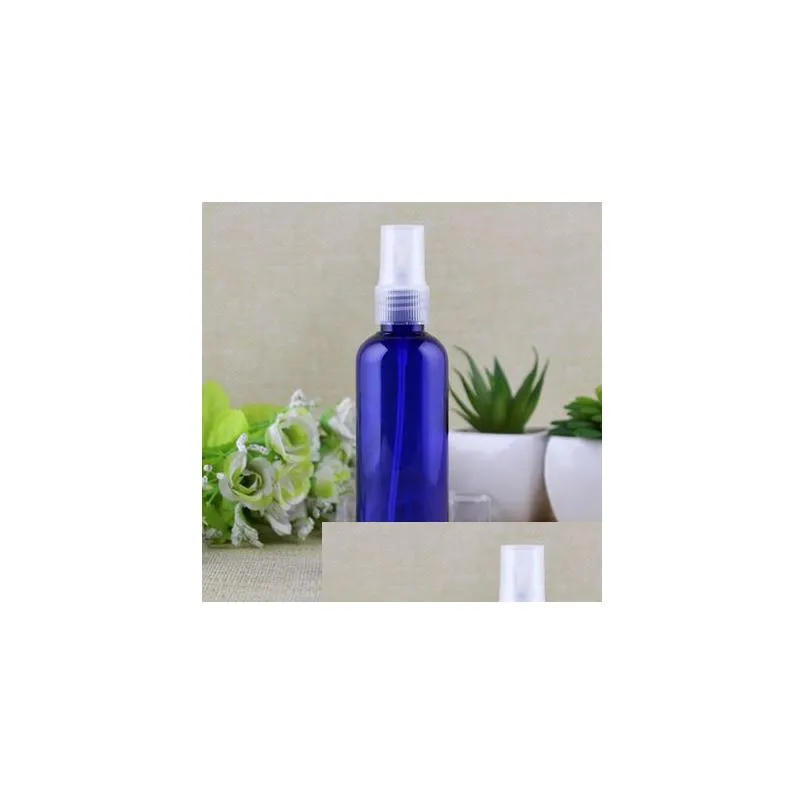 wholesale 100ml plastic spray bottles refillable makeup cosmetic spray bottle container for cleaning perfumes cosmetics packaging