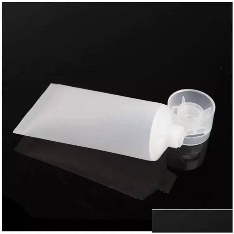 wholesale screw cap/flip cap empty portable travel squeeze cosmetic containers cream lotion plastic bottles 15ml 20ml 30ml 50ml 100ml