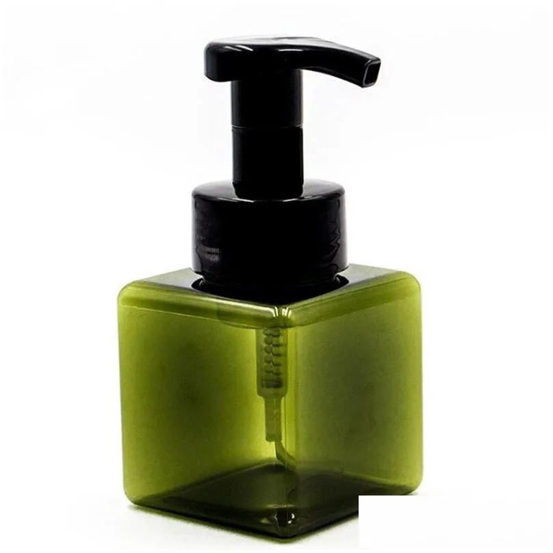 wholesale 250ml/8.5oz plastic foaming pump soap dispenser bottle refillable portable empty foaming hand soap dispenser bottle