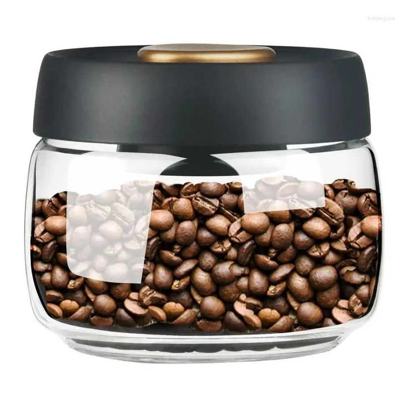 storage bottles vaccum glass jar with lid 500/900/1200ml large capacity container for kitchen canning cereal coffee pasta sugar beans