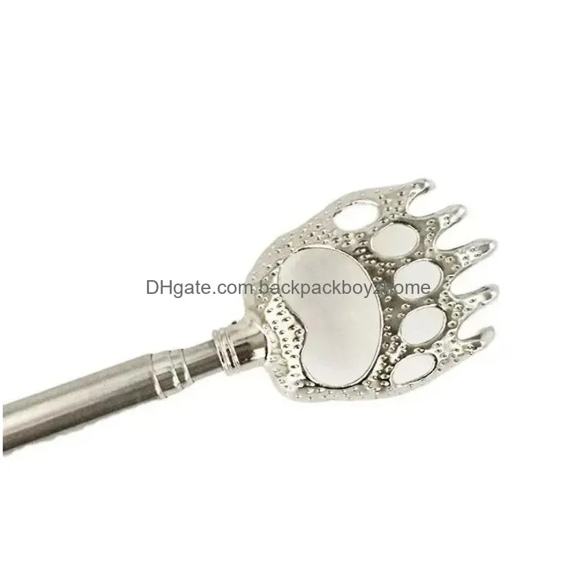 telescopic bear claw back scratcher easy to fall off healthy supplies stainless steel scratchers high grade