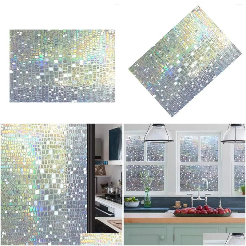 window stickers 1 sheet static glass decals privacy film sticker for home bathroom