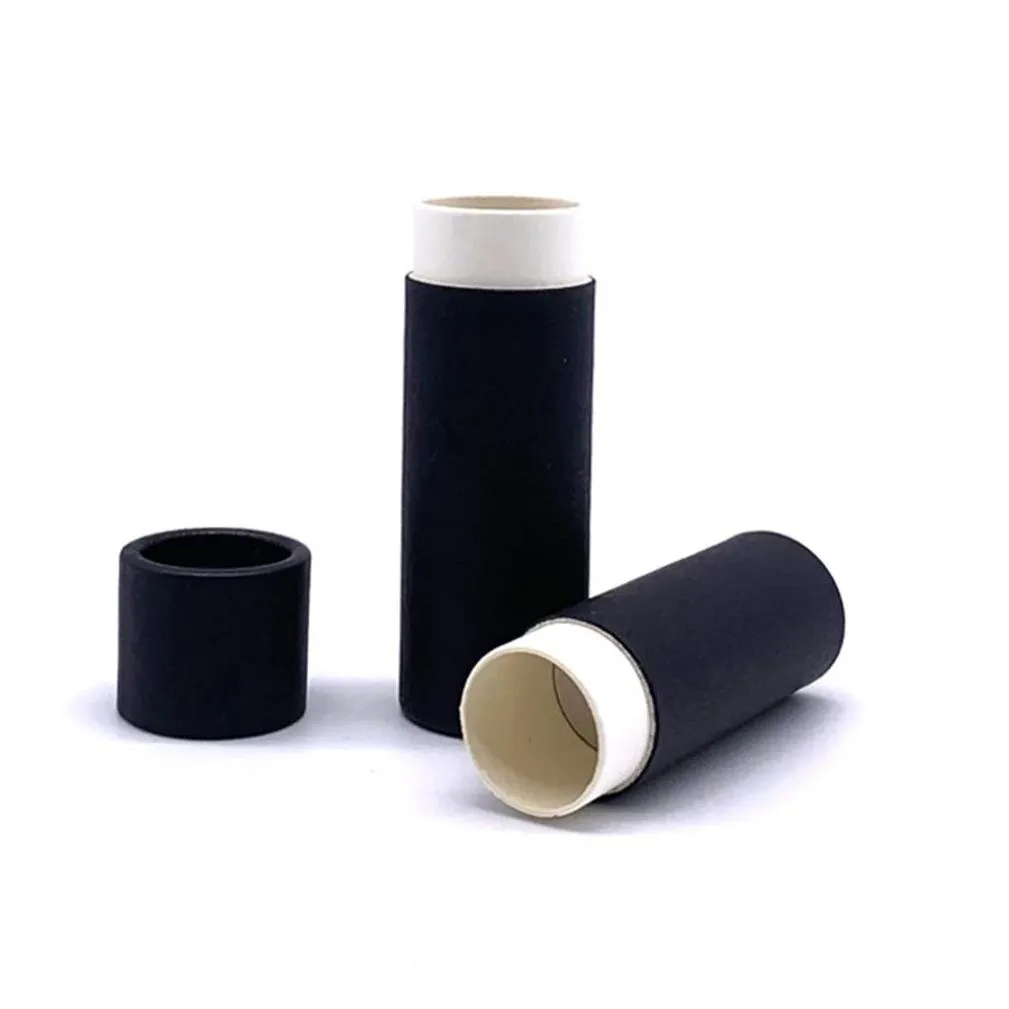 wholesale paperboard boxes lip balm tube kraft paper lipstick tubes lips gloss containers cardboard solid perfume tubes