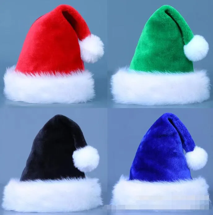 pom christmas decoration adult child kids design hats caps cap hat blue green red black color for gift