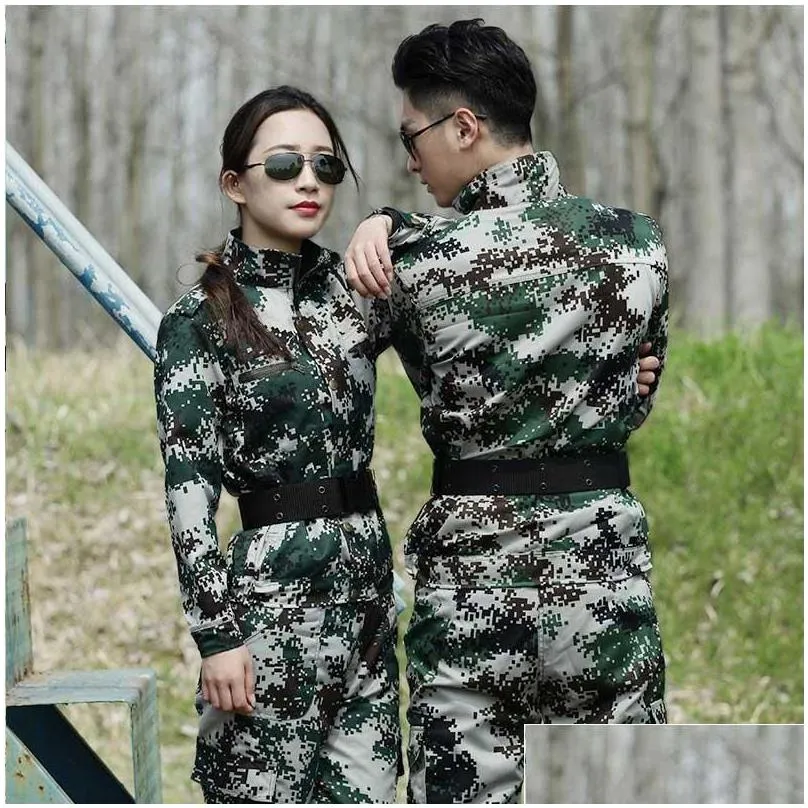 mens tracksuits sets snow camouflage military uniform tactical suit men hunting clothing working clothes cs wear