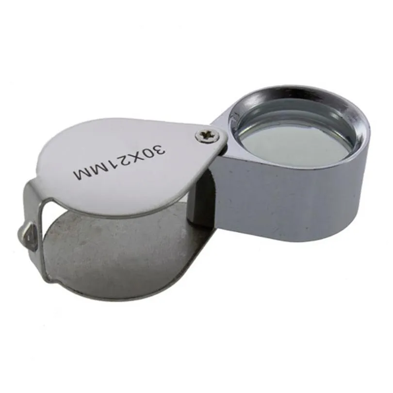 30x21mm Jewelers Eye Loupe Magnifier Magnifying Glass for Jewelry Diamond