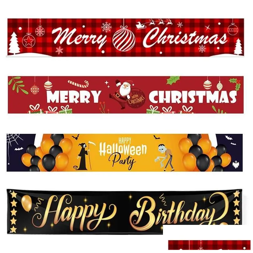 letter banner christmas decorations party dressing scene decoration props fashion letter banner christmas celebration banner 0.3x3m