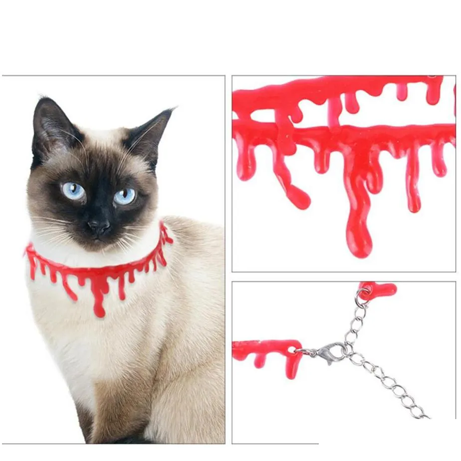 halloween decoration horror blood drip necklace fake blood vampire fancy joker choker costume necklaces party accessories gifts