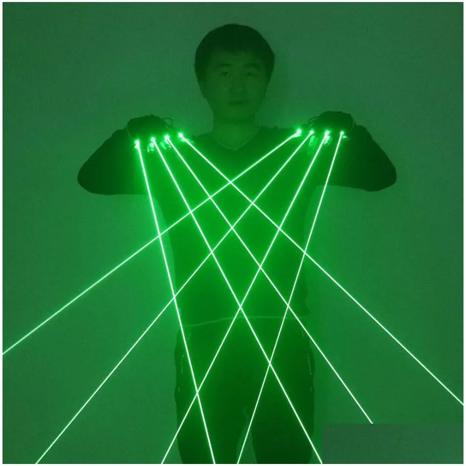 novelty cool laser gloves party supplies dancing stage gloves laser palm light for dj club party bars stage novelty light performance