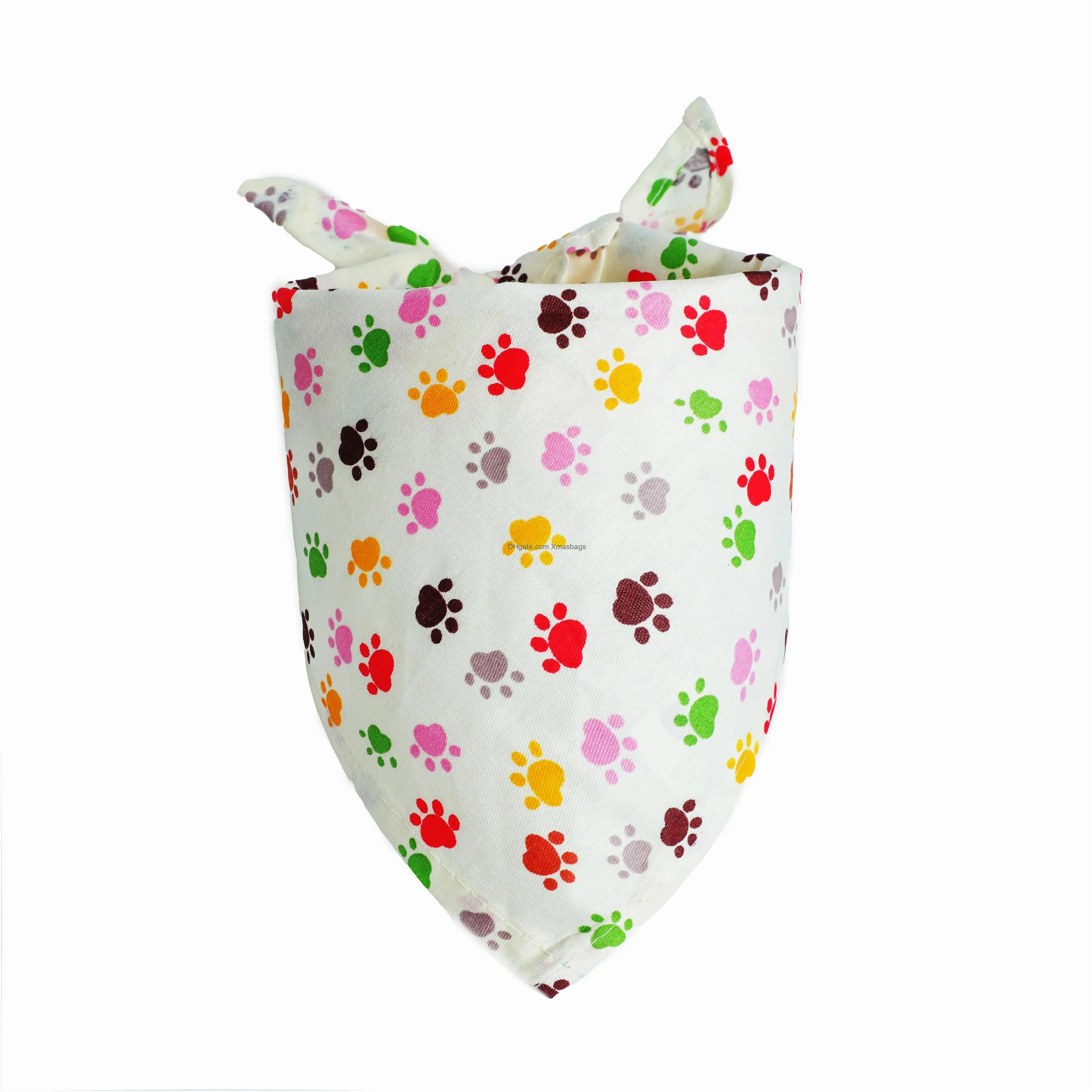 dog apparel puppy pet bandanas collar scarf bow tie cotton most fashionable