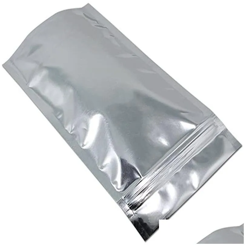 wholesale resealable stand up aluminum foil bags smell proof pouch for coffee tea nuts cookie food packaging