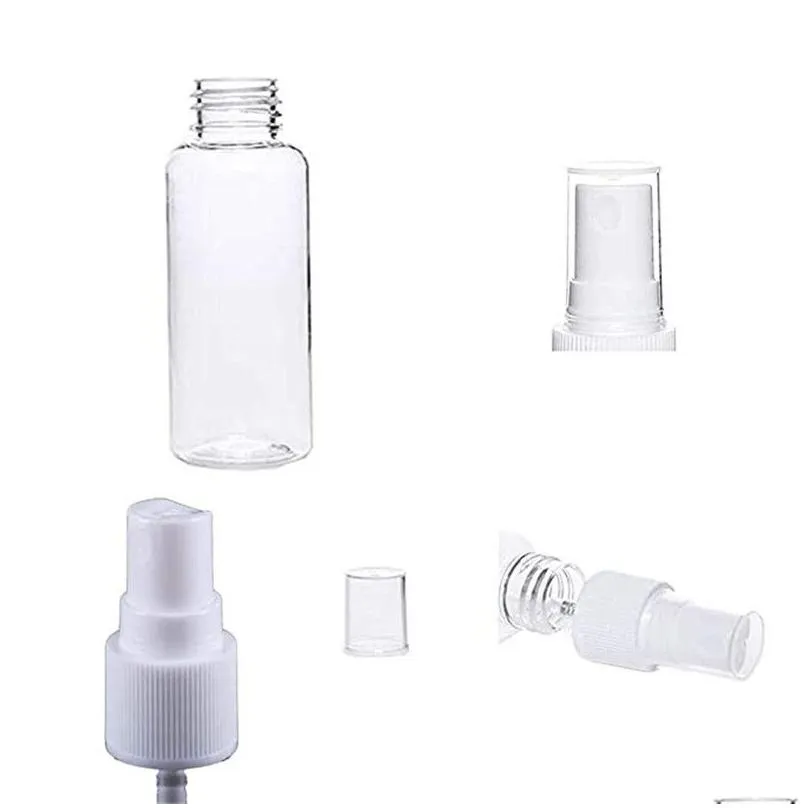 wholesale fine mist spray bottles 60ml 2oz empty refillable travel sprayer containers plastic bottle for cosmetic makeup