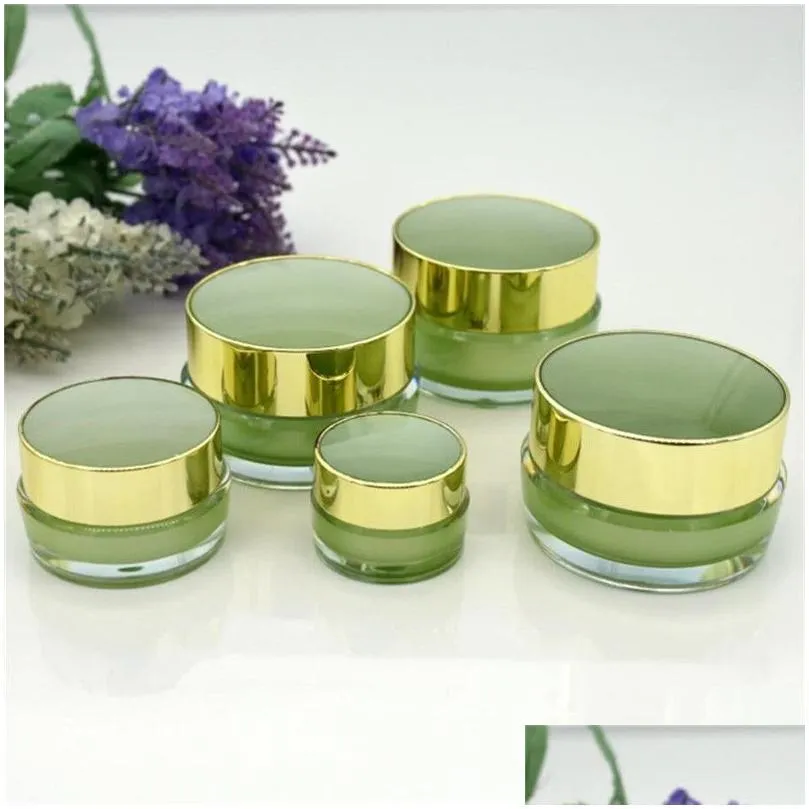 wholesale 5g 10g 20g 30g acrylic cosmetic cream jar bottle face cream pot lotion bottle sample container