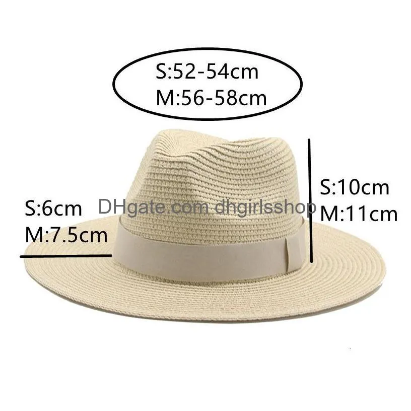 wide brim hats bucket hats hats for women bucket sun hats ribbon band men hat straw summer panama formal outdoor party picnic bucket hat sombreros de mujer