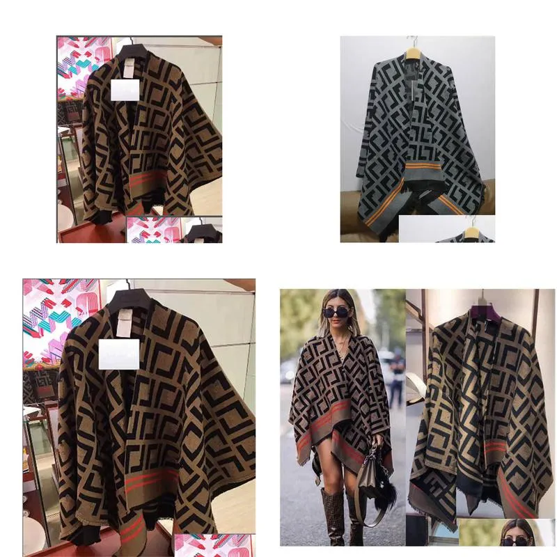 designer european and american printing high-end open-cut fen women autumn/winter scarf cape scarfs shawls