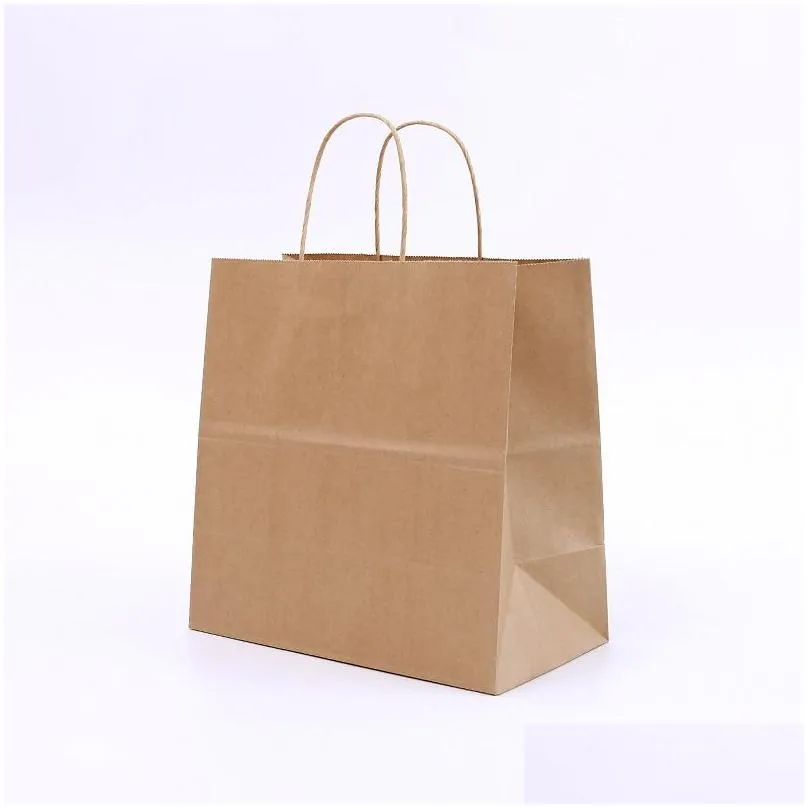 wholesale fashion paper tote gift bag with handle weddings lunch pouch bags shopping bags for gifts wedding and shopping