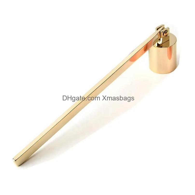 stainless steel candle flame snuffer wick trimmer tool multi colour put out fire on bell easy to use