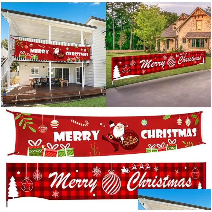 letter banner christmas decorations party dressing scene decoration props fashion letter banner christmas celebration banner 0.3x3m