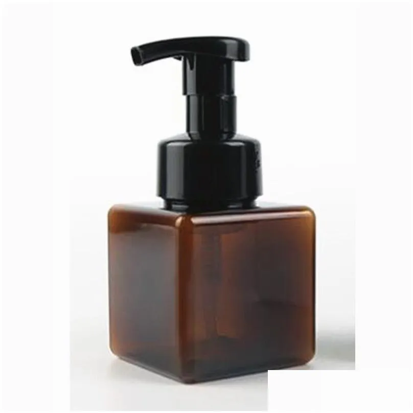 wholesale 250ml/8.5oz foaming plastic pump bottle soap foam dispenser refillable portable empty foaming hand soap dispenser bottle