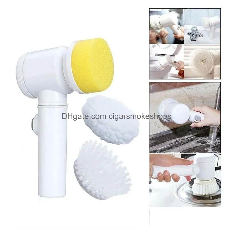 multifunctional handheld cordless electric cleaning brush household kitchen handheld dishwashing brush dishwashing electric cleaning