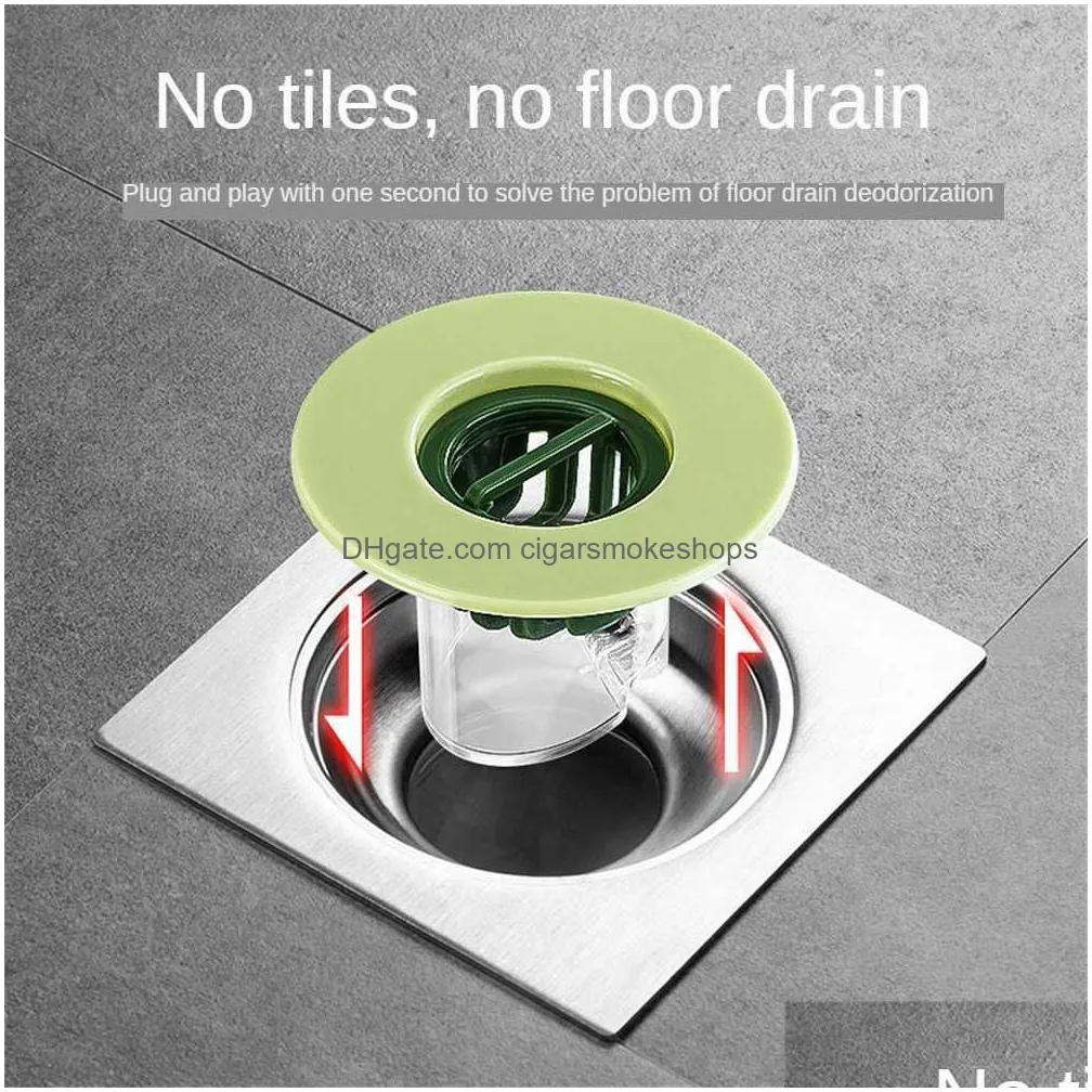 Anti Odor Core Water Filter Strainer For Kitchen Floors Deodorant