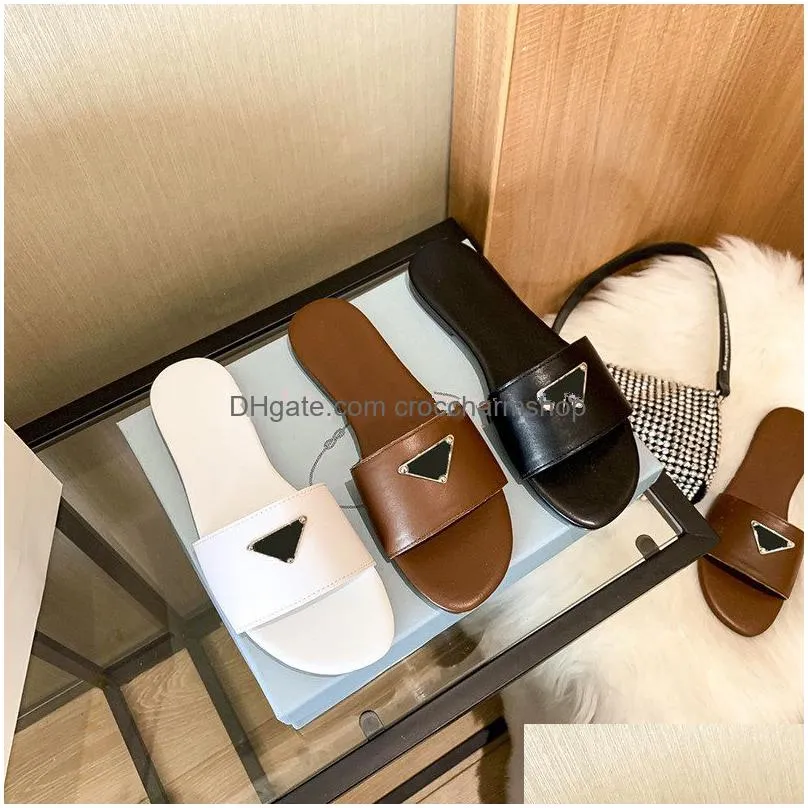 2021top quality luxuries designer mens womens slippers sandals shoes slide summer fashion wide flat flip flops with box size