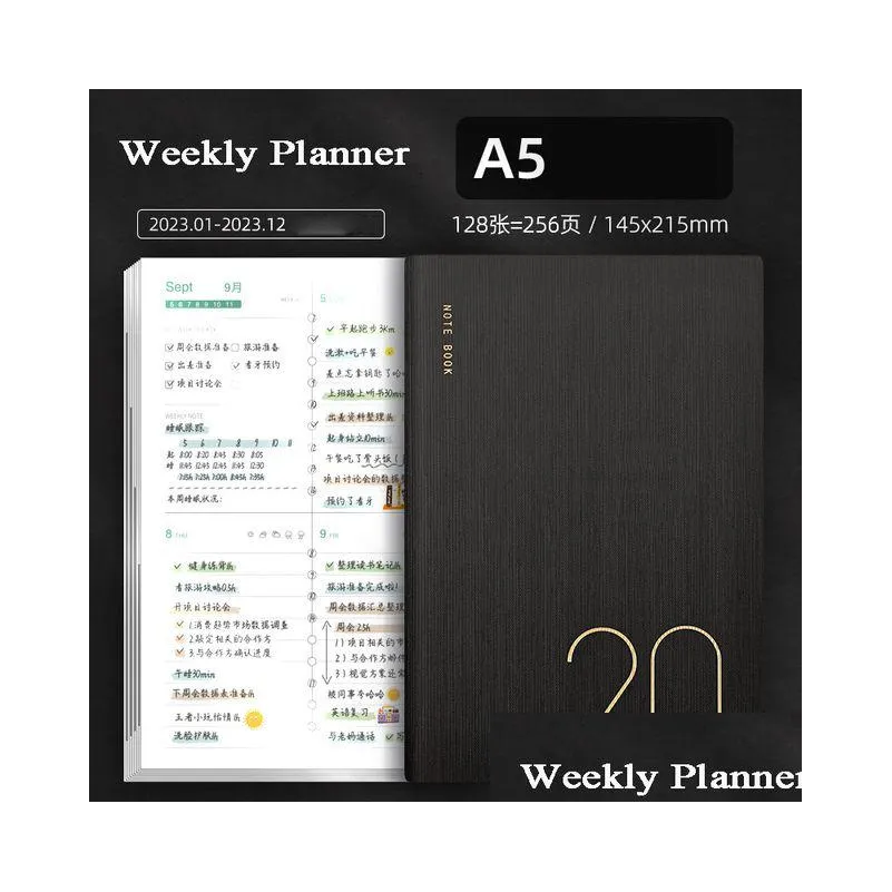 wholesale notepads agenda planner organizer diary a5 stationery notebook and journal weekly notepad calendar sketchbook daily plan note book