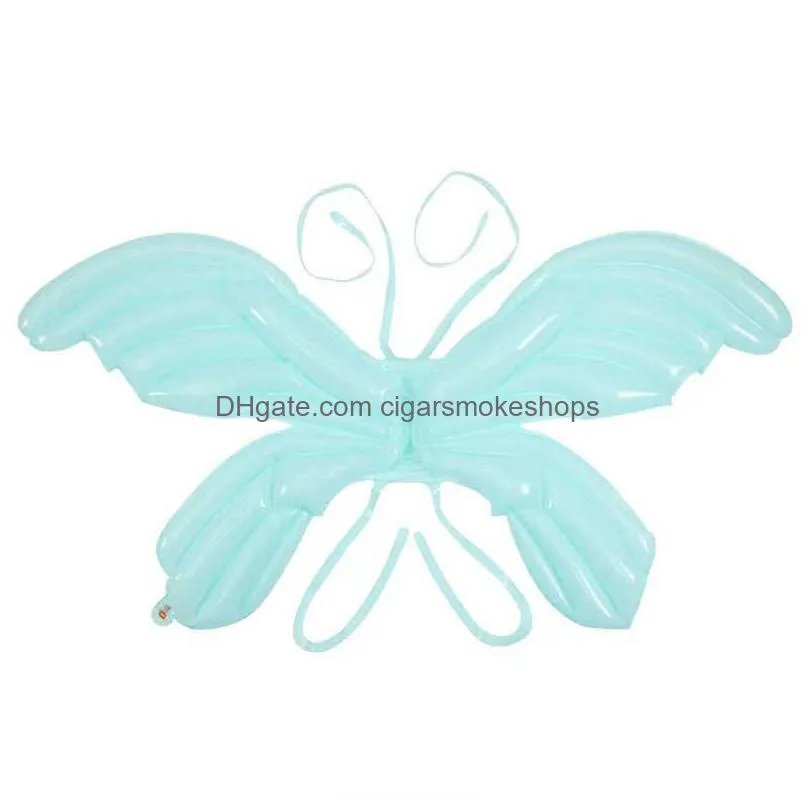 1pcs oversized macaroon gradient butterfly wings aluminum mold balloon party holiday decoration