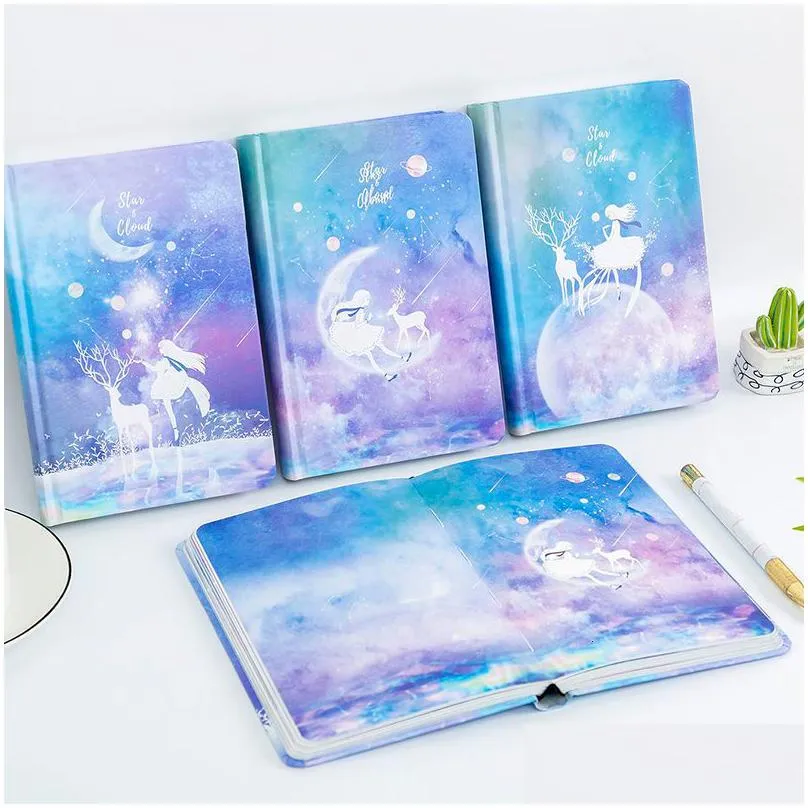 wholesale notepads sketchbook for drawing journals notebooks notepad kawaii diary star a5 inner page illustration gifts office school supplies