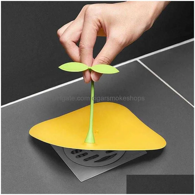 anti-smell floor drain silicone deodorant cover bathroom deodorant insect-proof seal household sewer pipe sink floor cover