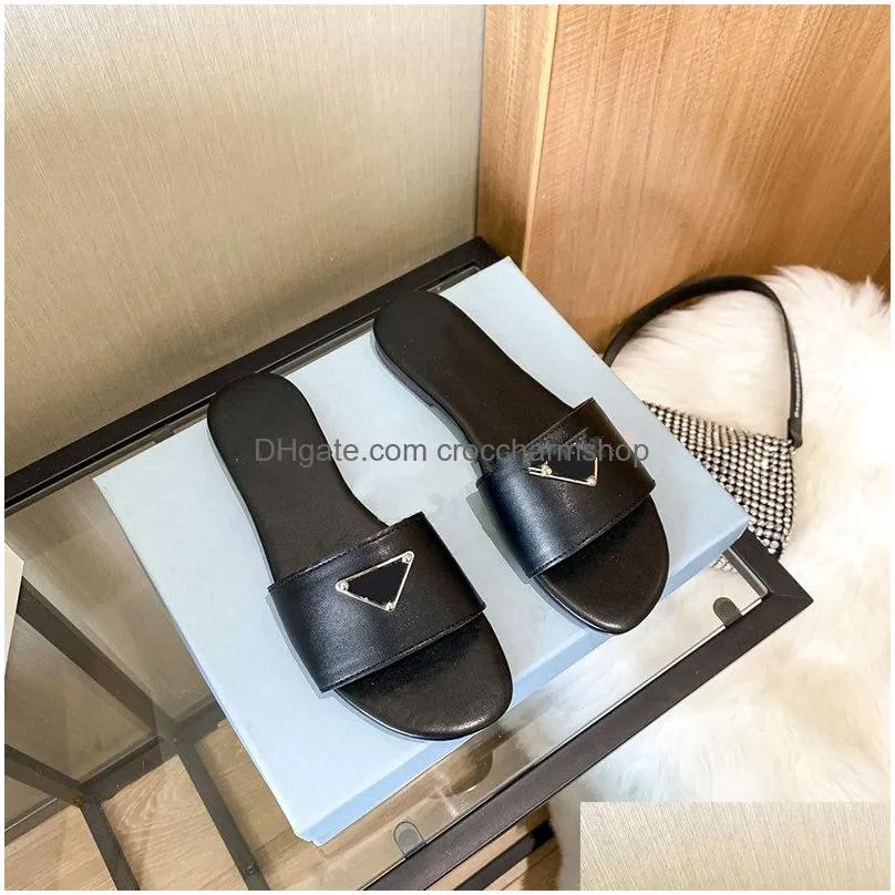 2021top quality luxuries designer mens womens slippers sandals shoes slide summer fashion wide flat flip flops with box size