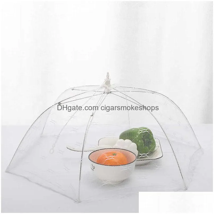 vegetable cover other kitchen tools foldable table cover fly proof table food cover round household use cover kitchen gadgets cooking