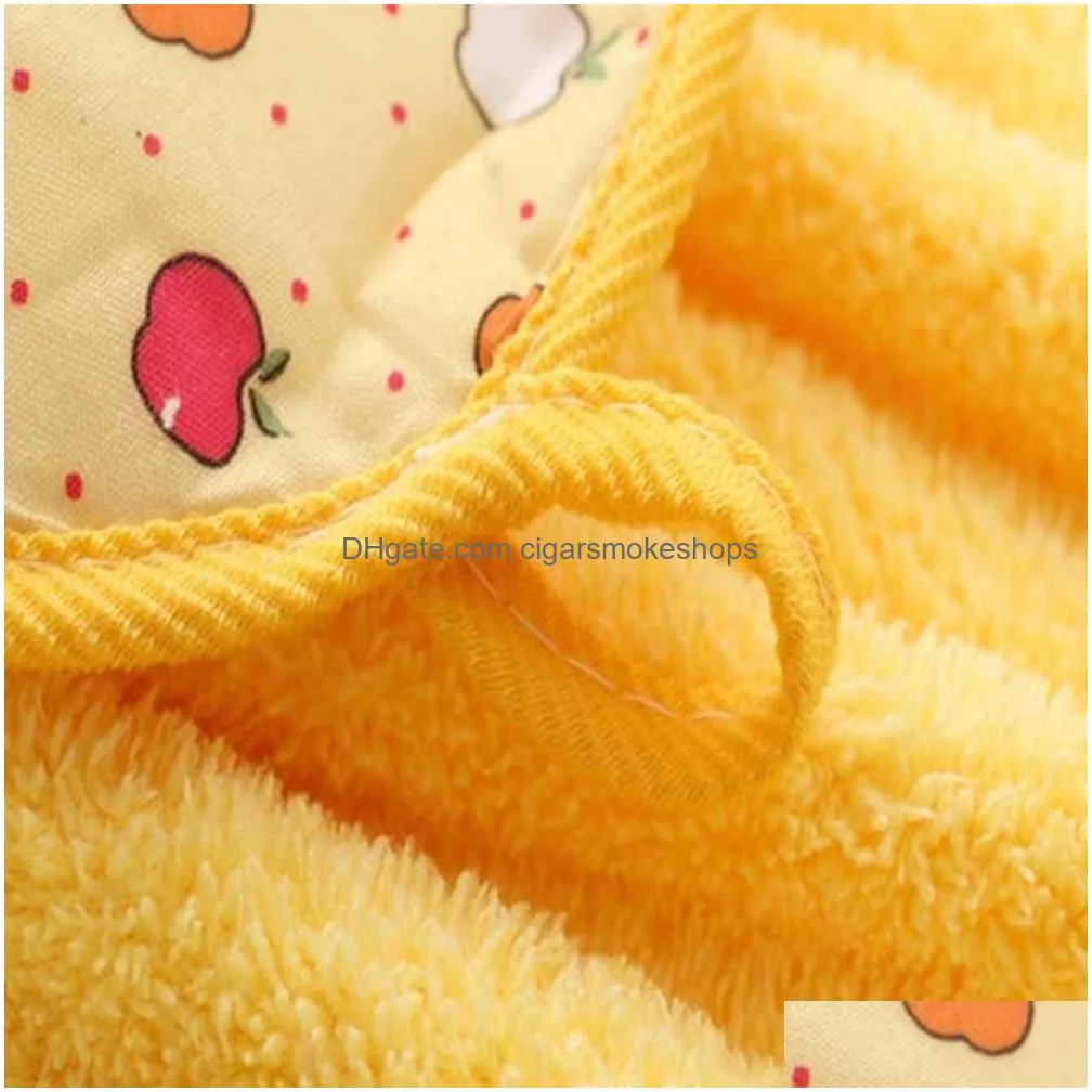 absorbent hand towel oil removal towel cleaning cloths coral fleece hangable household dish cloths kitchen household cleaning supplies
