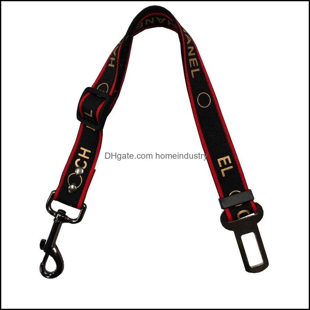 Dog Collar Leashes Set Designer Pet Harness Luxury Gilded Letter Pattern Dog Collars Leash for Small Medium Large Dogs Schnauzer Bulldog Teddy Black