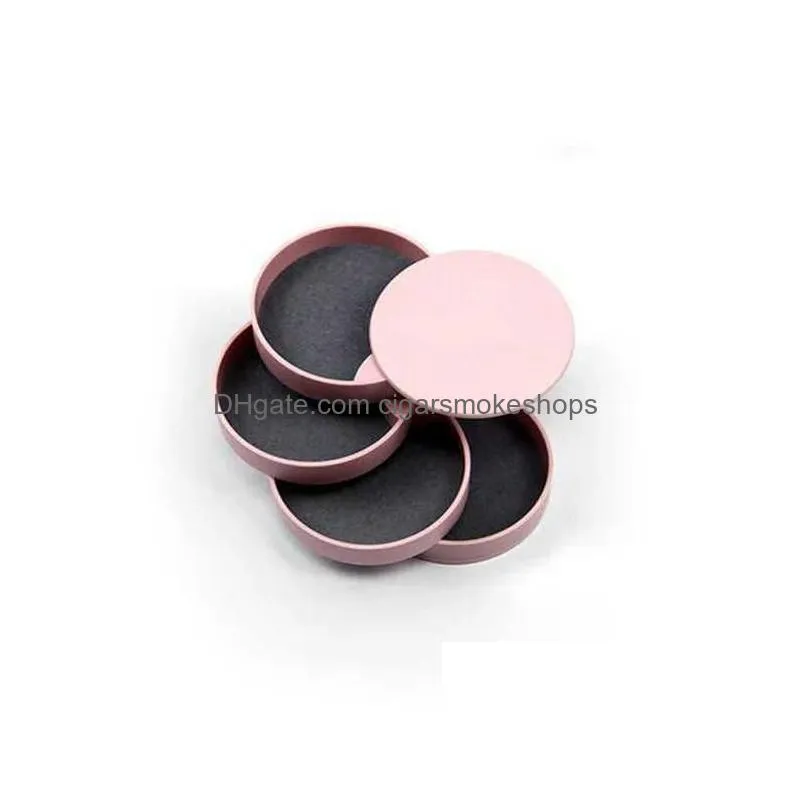 rotating jewelry storage box makeup storage rack bracelet earring round plastic organizer boxes holder display rack with cover