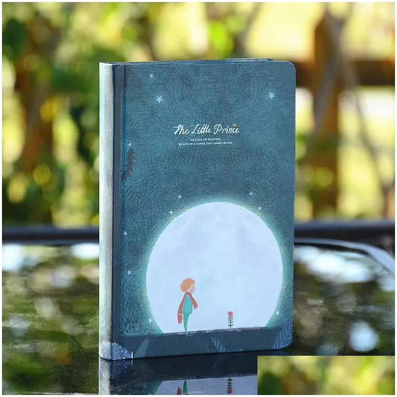 wholesale notepads color page illustration cute notebook little prince series beautiful diary student hardcover notepad 230515