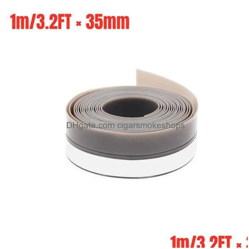 1m door and window seal strip self adhesive door bottom seal sound insulation strip windproof windshield weather tape strip