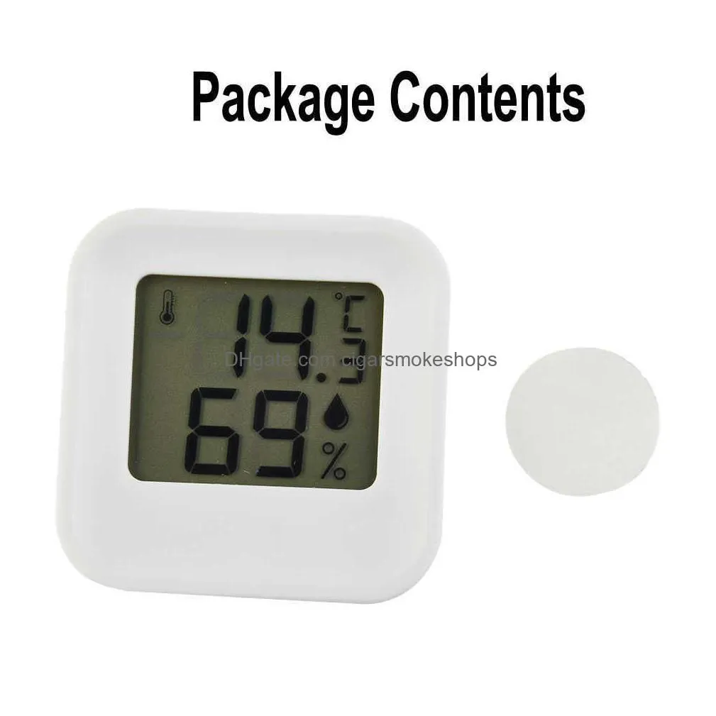 mini lcd digital thermometer hygrometer indoor room electronic temperature portable electronic lcd thermometer for kitchen